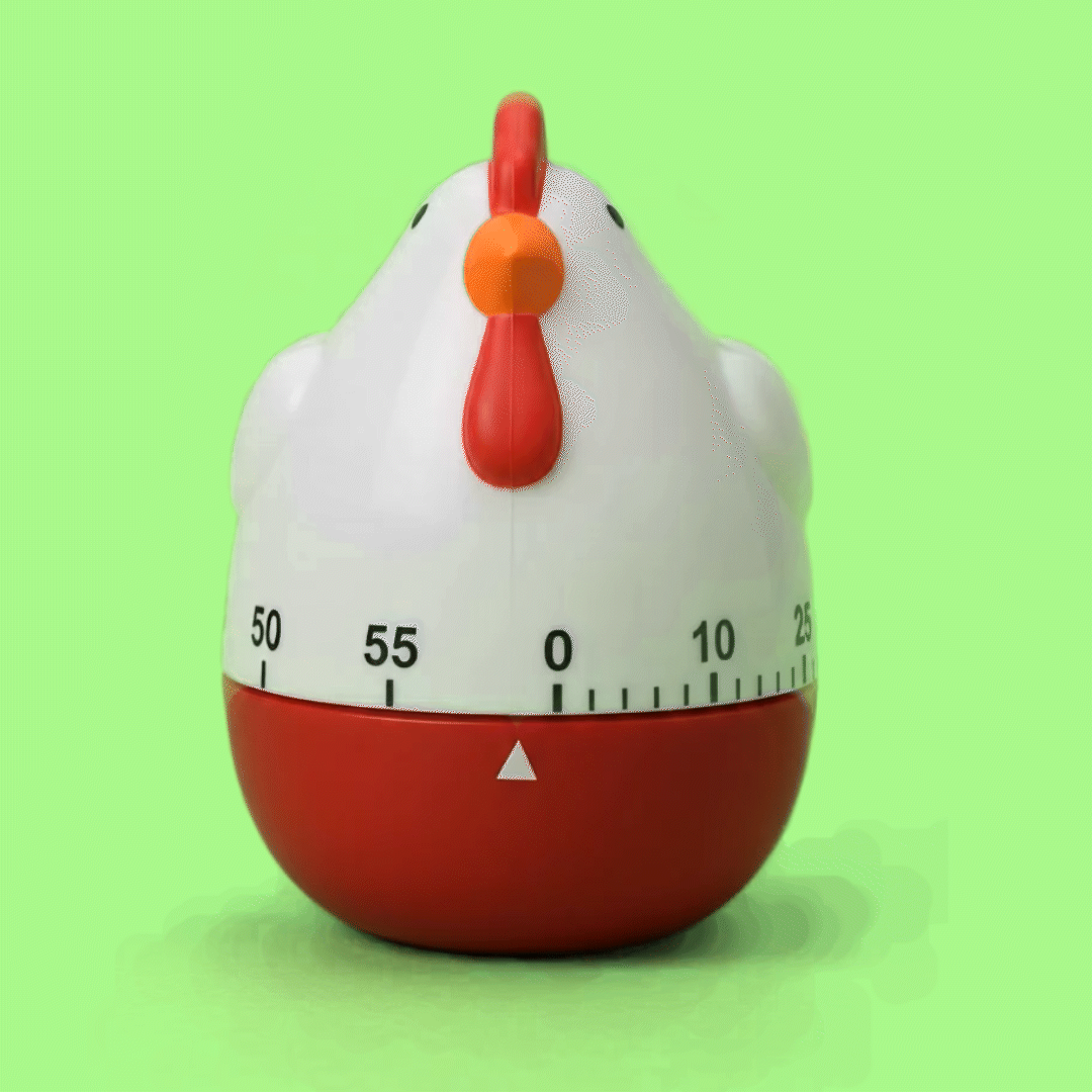 Animación de pollo del branding de Foodtic TPV para restaurantes